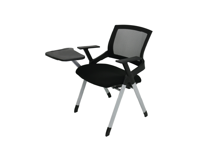 Lowback Study Mesh Chair with tablet, fixed leg (Matrix M-318TB)