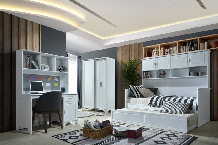 MIYA 93 Super Single Bed with Pull Out Extra Bed - Lian Star