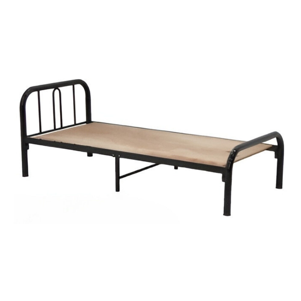 Hostel Single Metal Bed with 12mm Plywood - Lian Star Sarawak