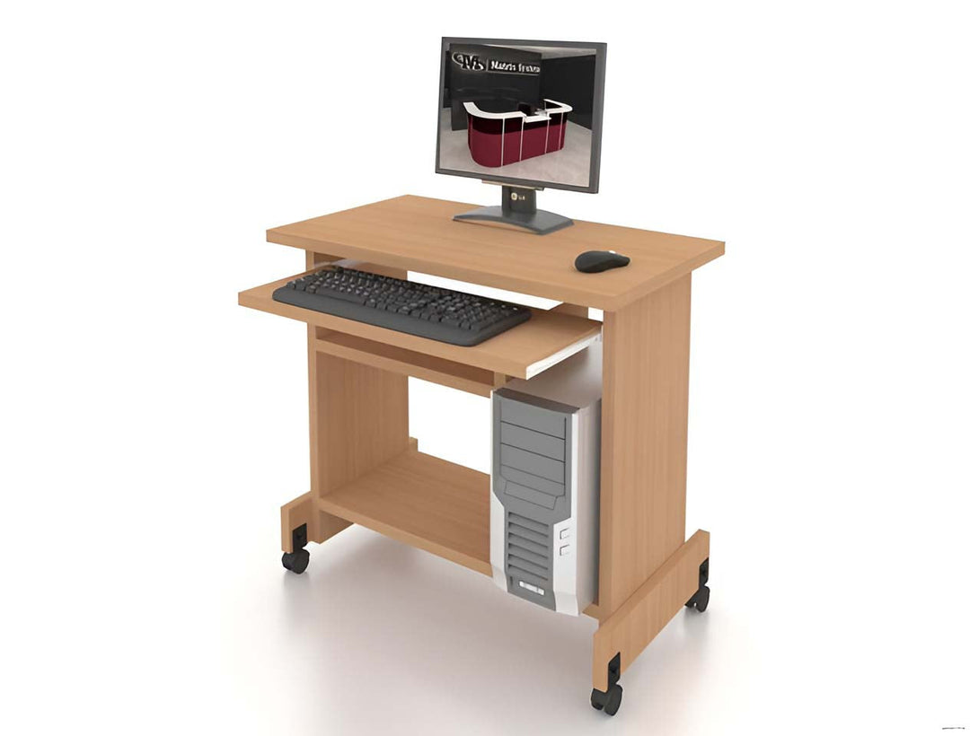 ECO Mobile Computer Table with Wheels - Lian Star