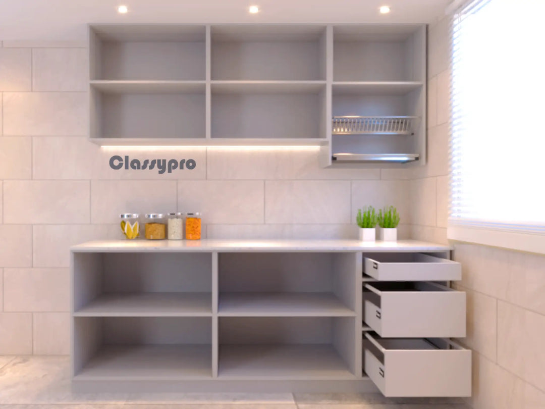 Kabinet Dapur Aluminium PAKEJ A