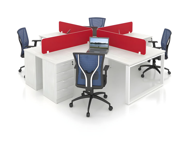 Frameless Partition Concept Workstation - Lian Star