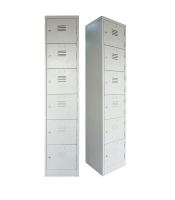 6 Compartment Steel Locker