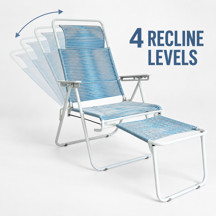 SLB-704SD Blue leisure chair four recline levels