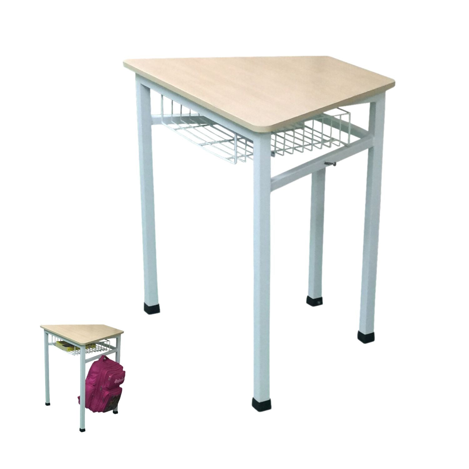 ST-49 Wooden Top School Table with Drawer - Lian Star Sarawak