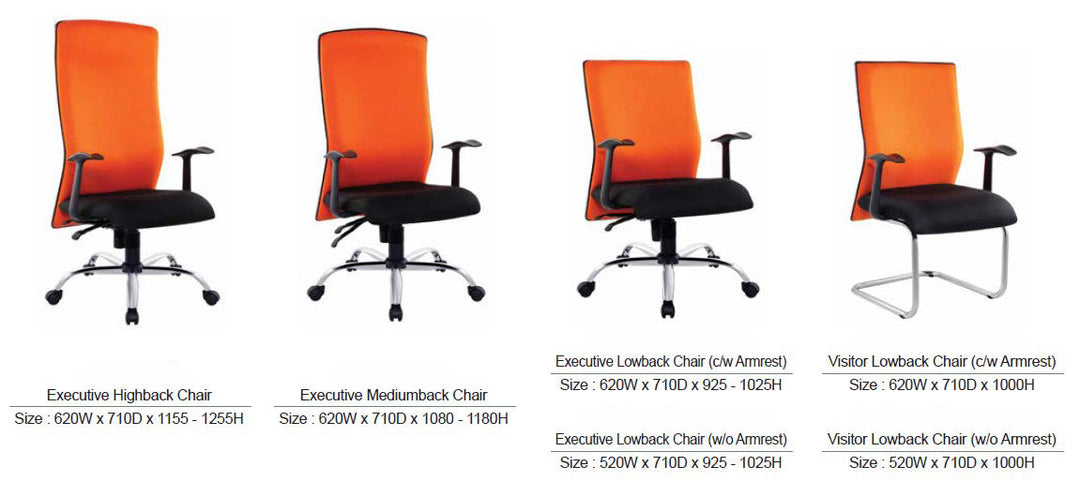 SENSA Upholstered Highback Office Chair