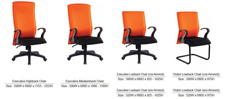 FLOW Upholstered Highback Office Chair