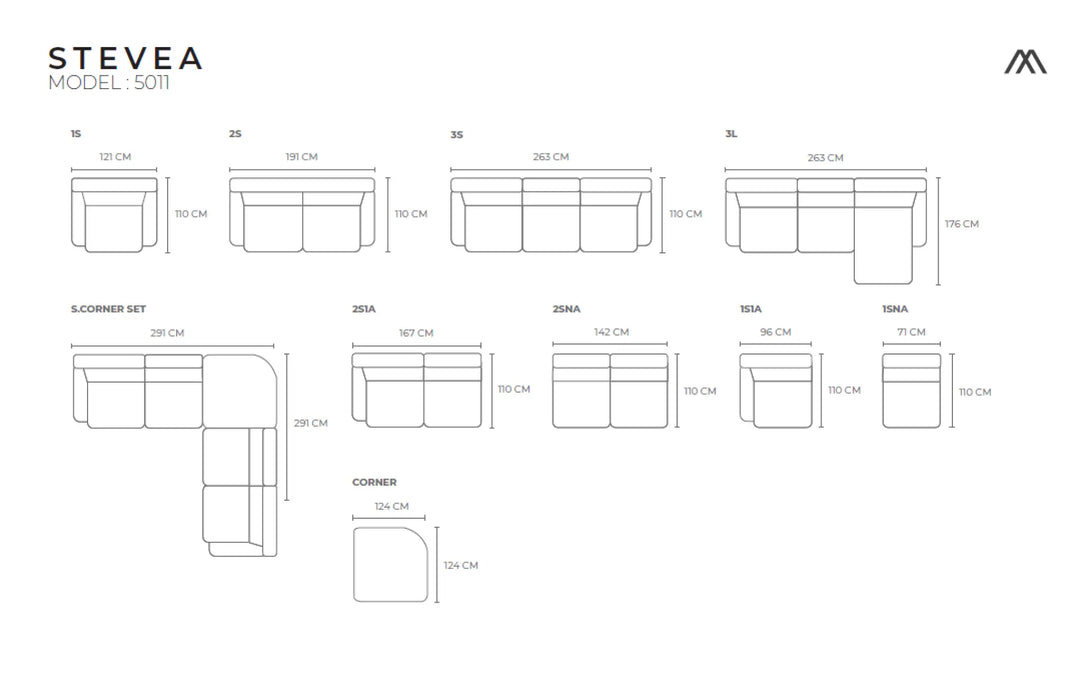 MONTE™ - STEVEA Push-Back Sofa