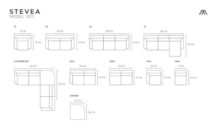 MONTE™ - STEVEA Push-Back Sofa