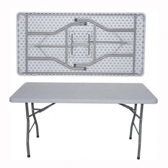 Rectangular HDPE Plastic Folding Table