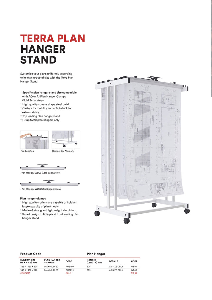 TERRA Plan Hanger Stand