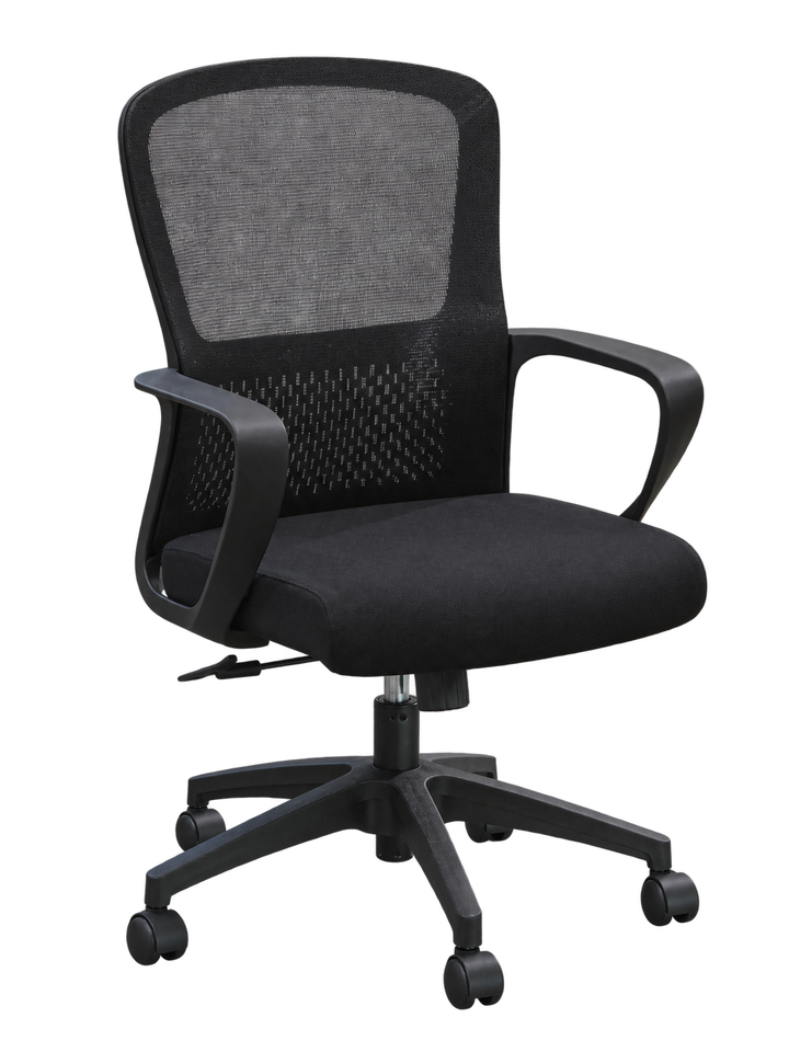 Utopia Medium Back black mesh office chair
