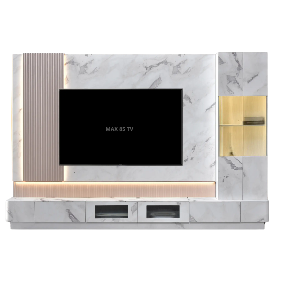 MAXX Premium Standing TV Cabinet with LED - Lian Star Sarawak