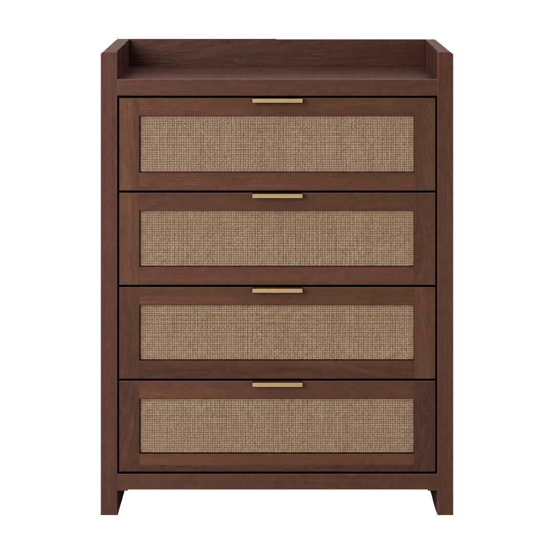 Arden Espresso 4-Drawer Chest front hero