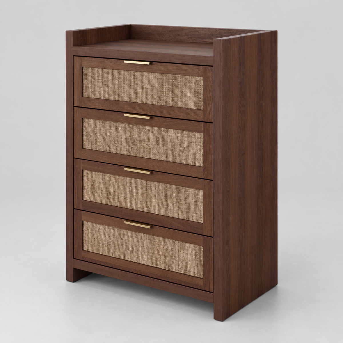 Arden Espresso 4-Drawer Chest side view