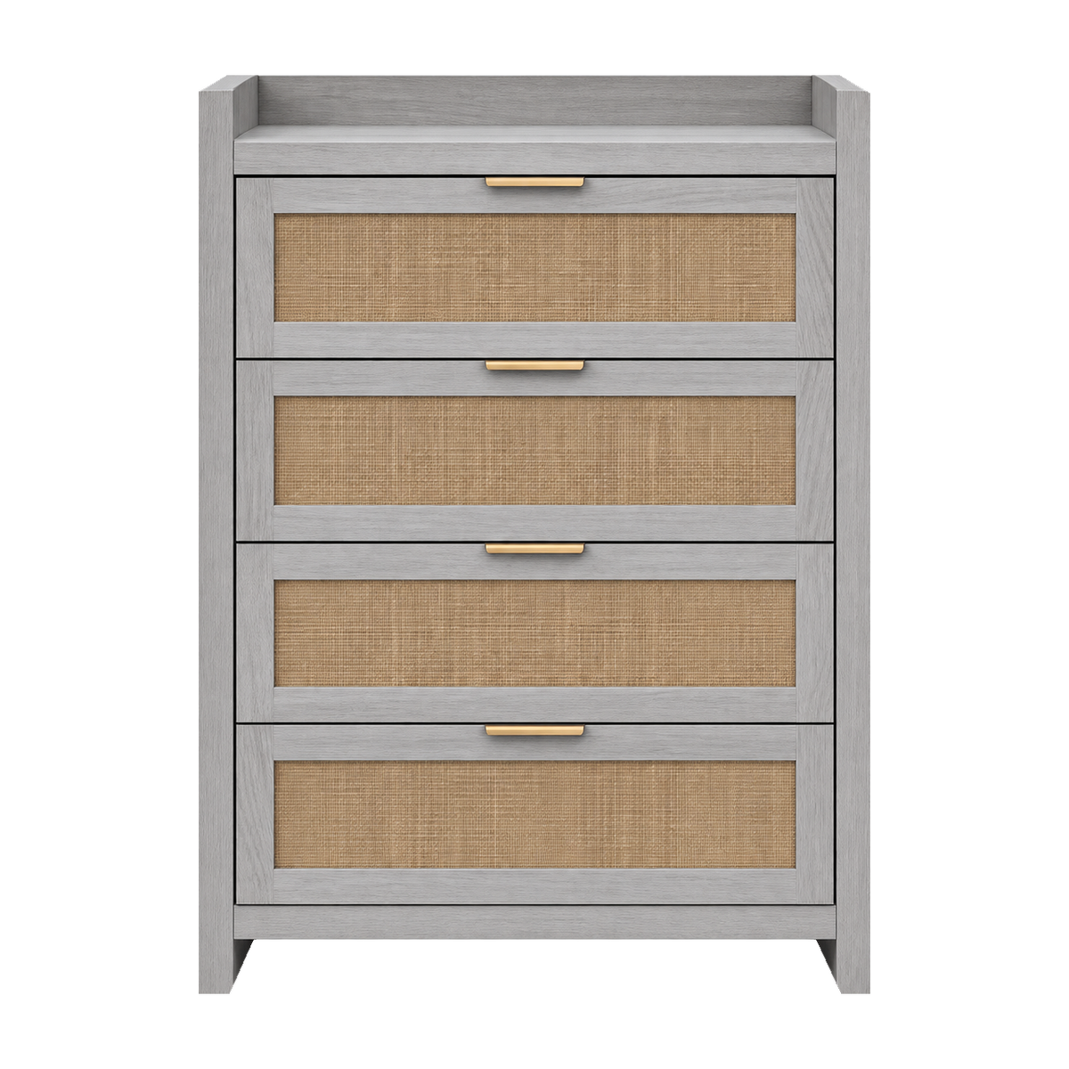 Arden Grey 4-Drawer Chest front hero