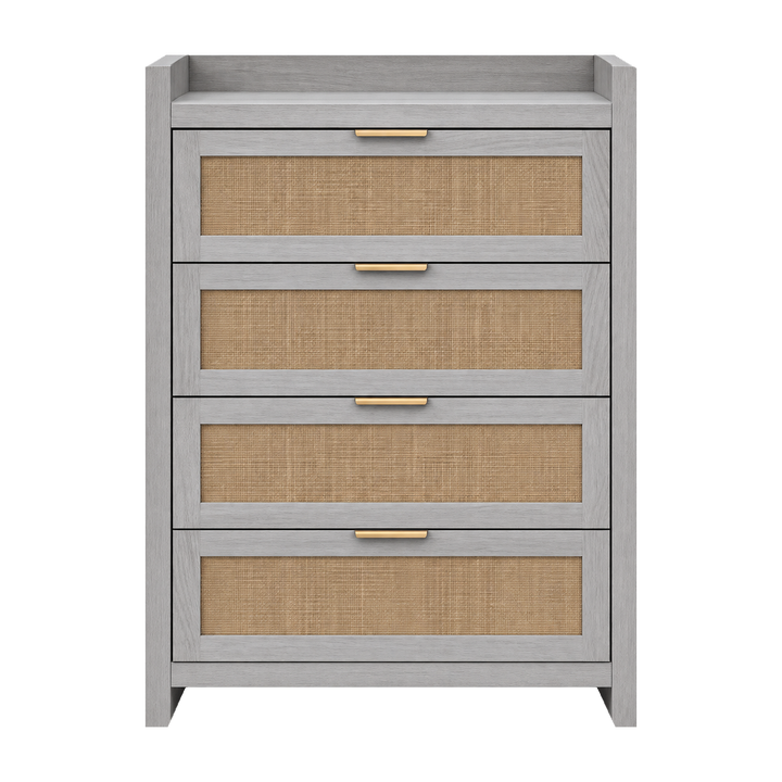 Arden Grey 4-Drawer Chest front hero