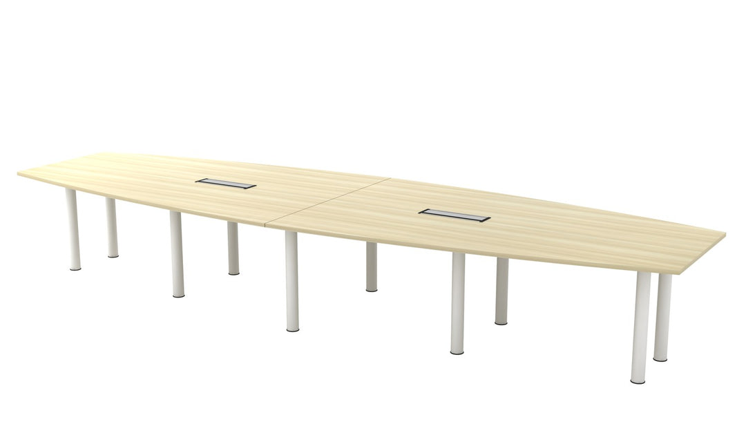 B-Series boat-shape conference table, meja mesyuarat besar