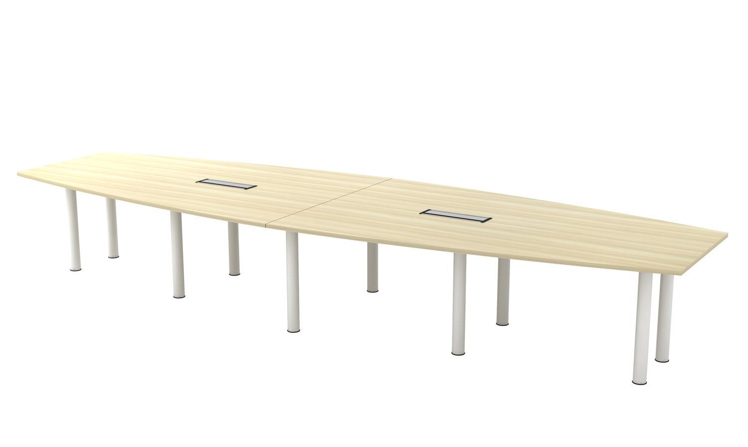 B-Series boat-shape conference table, meja mesyuarat besar