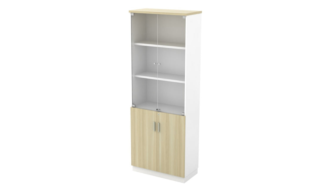 B-Series glass plus door high display cupboard 2110mm