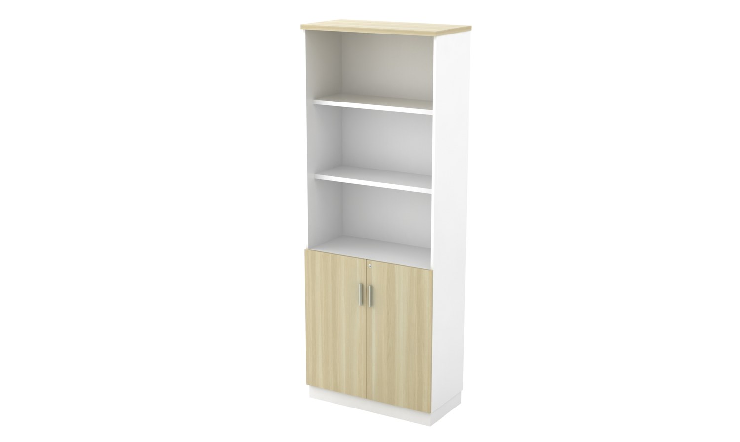 B-Series open-shelf and swing-door tall office cabinet 2110mm
