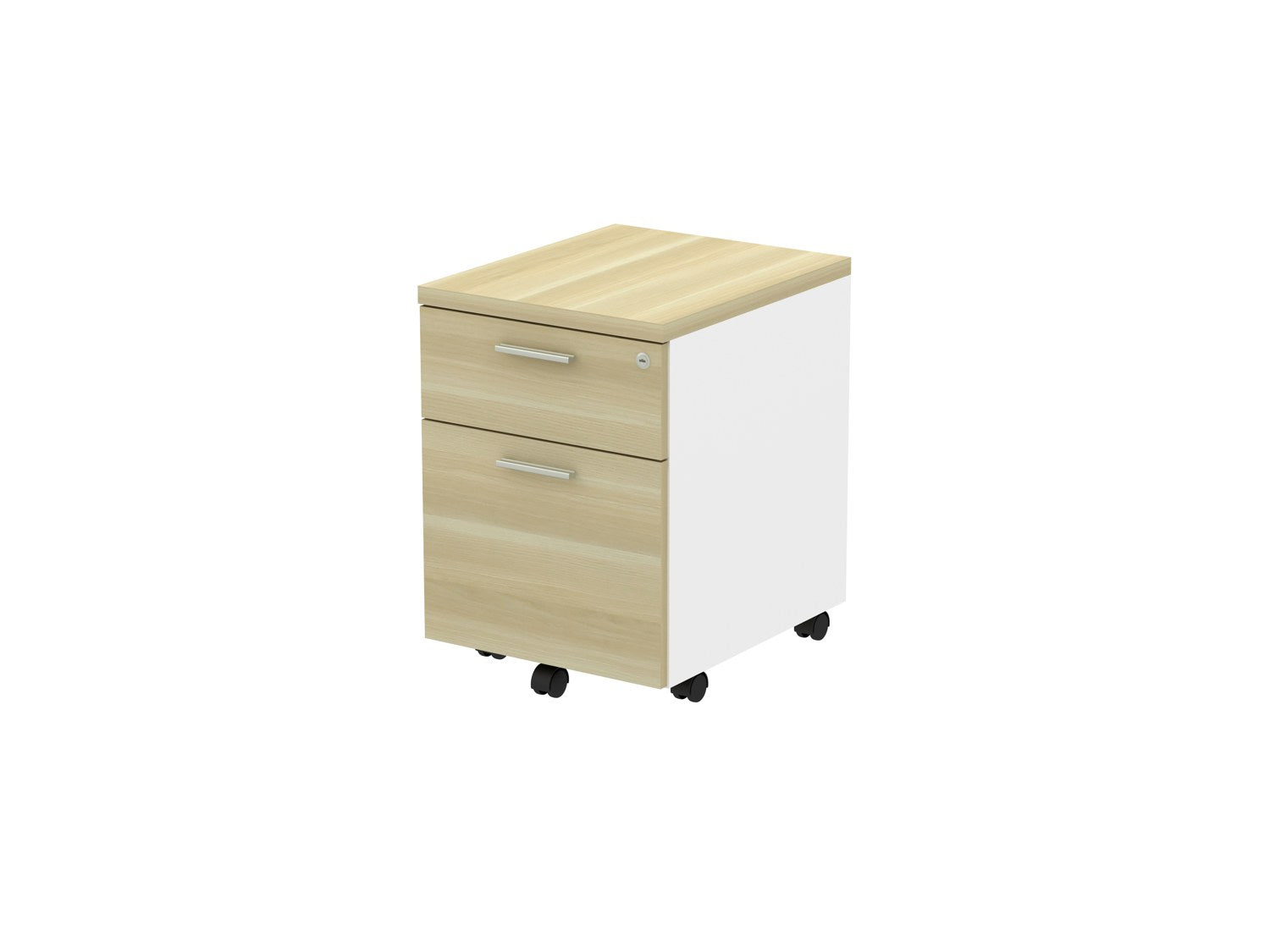 B-Series mobile 2-drawer office pedestal