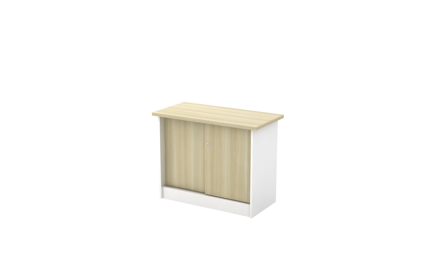 B-Series sliding-door side cabinet credenza