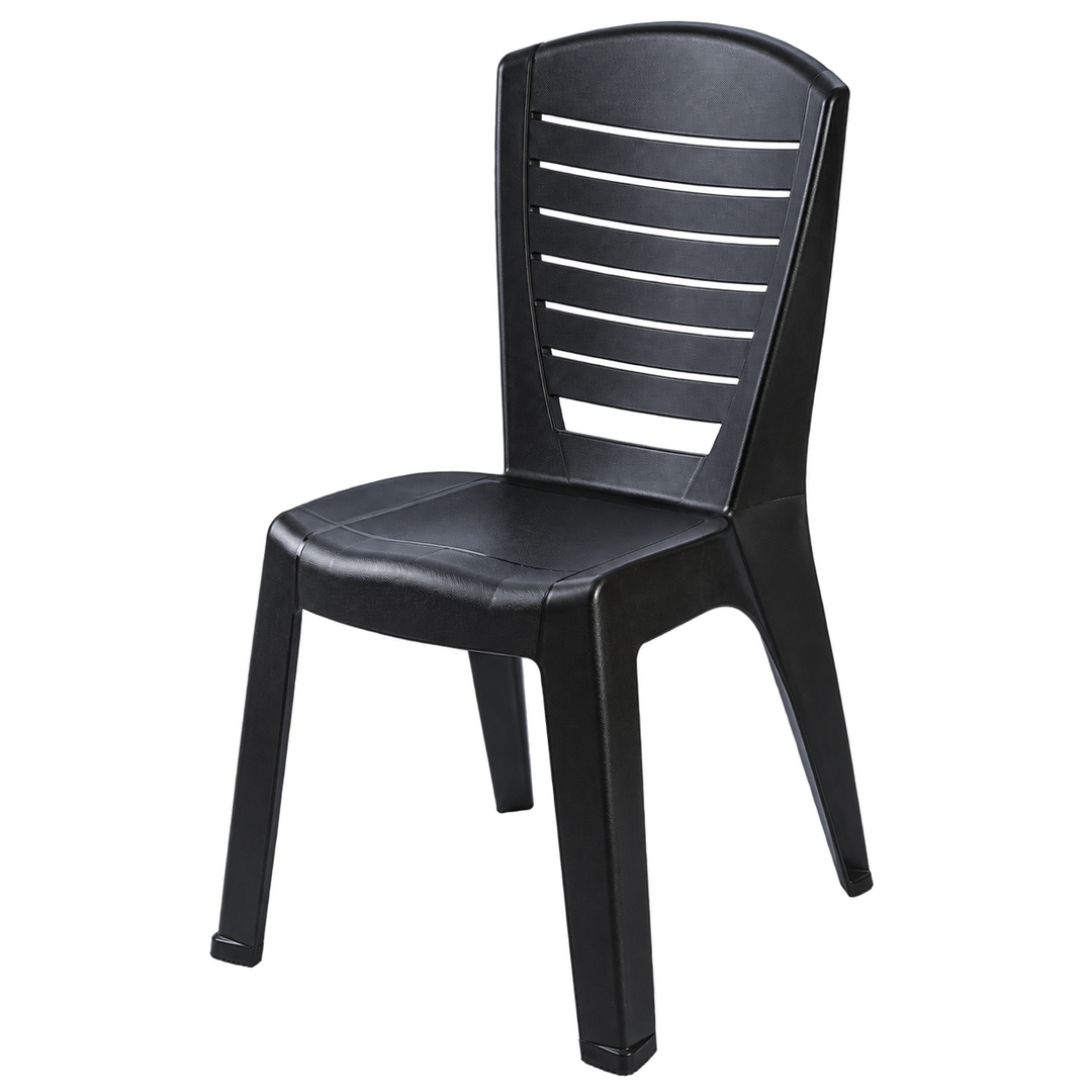 Century Plastic Chair in Black — transparent hero