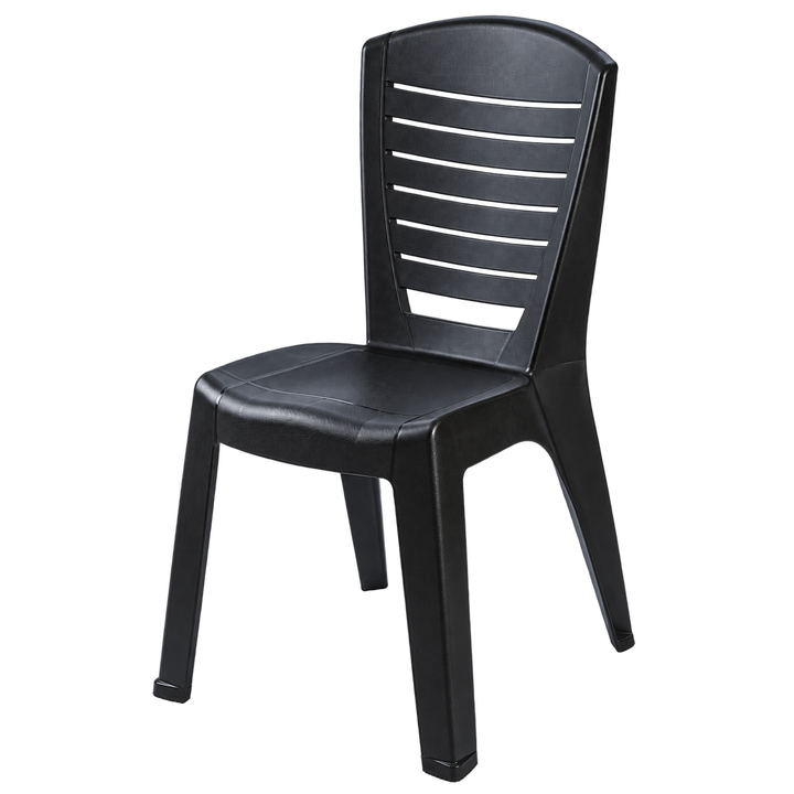 Century Plastic Chair in Black — transparent hero