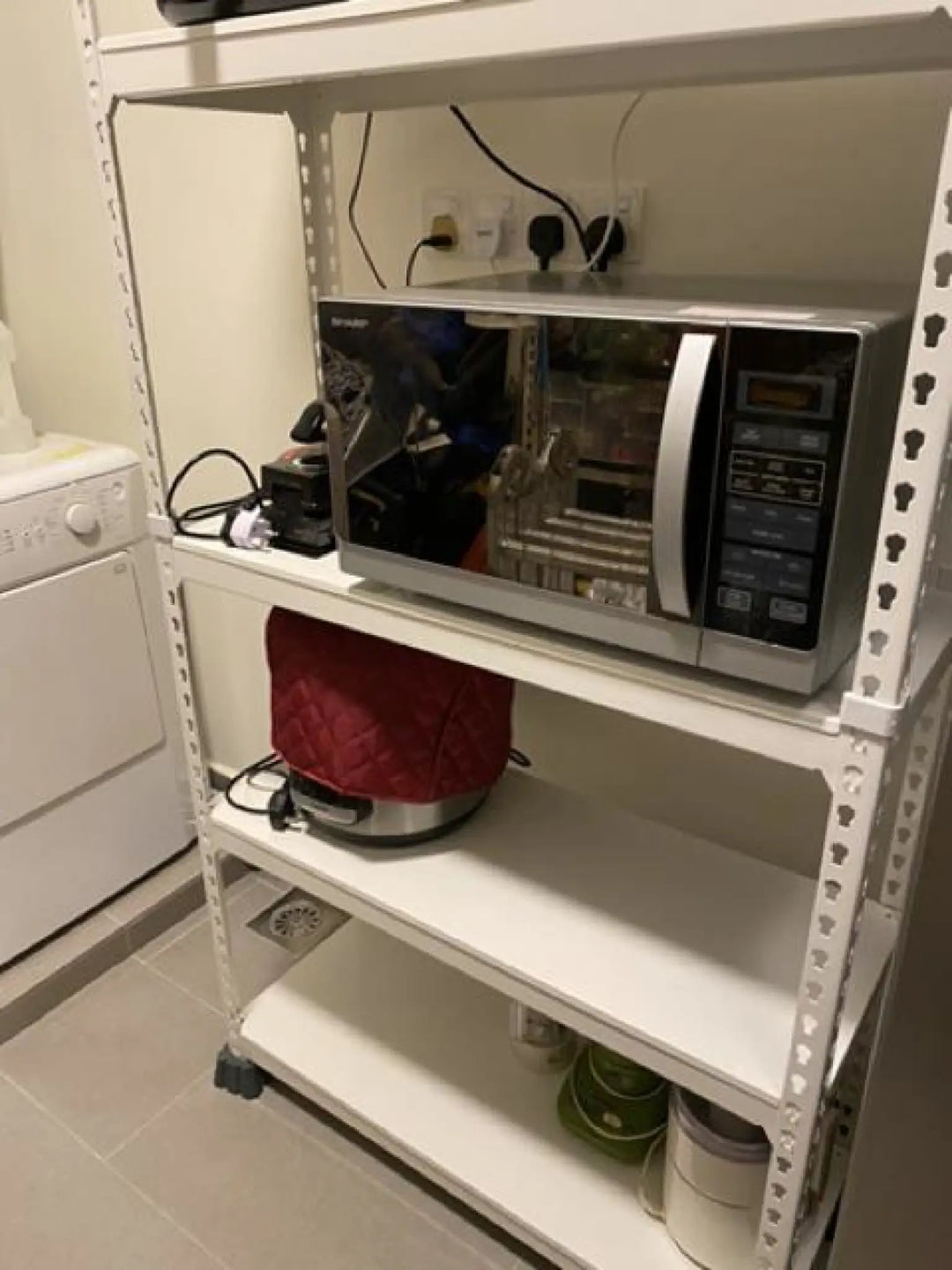 ZENBU 2-In-1 Light Duty Metal Storage Rack