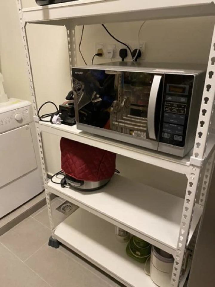 ZENBU 2-In-1 Light Duty Metal Storage Rack
