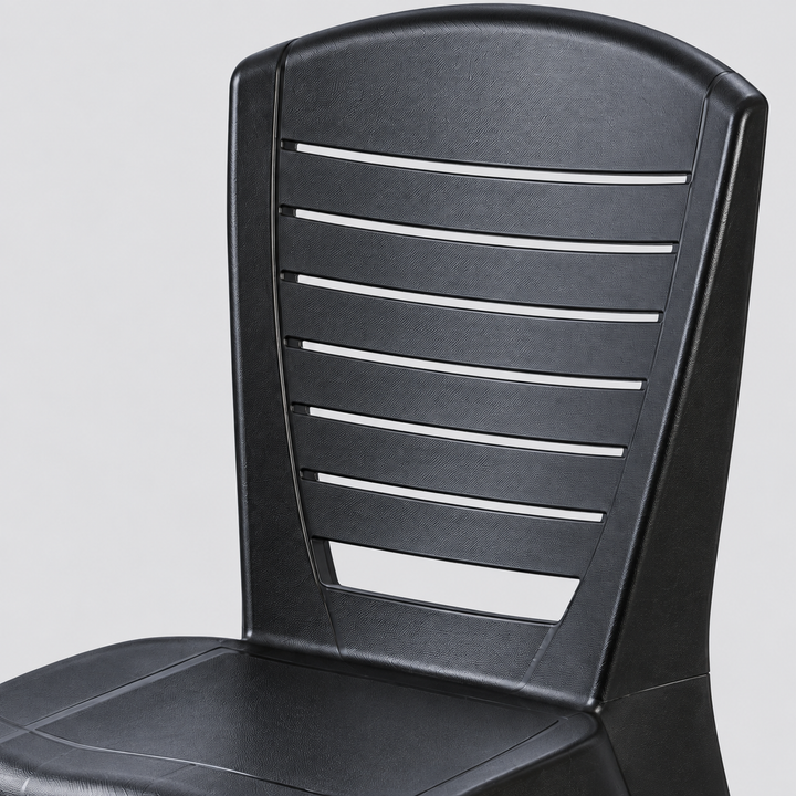 Century horizontal backrest openings and plastic texture