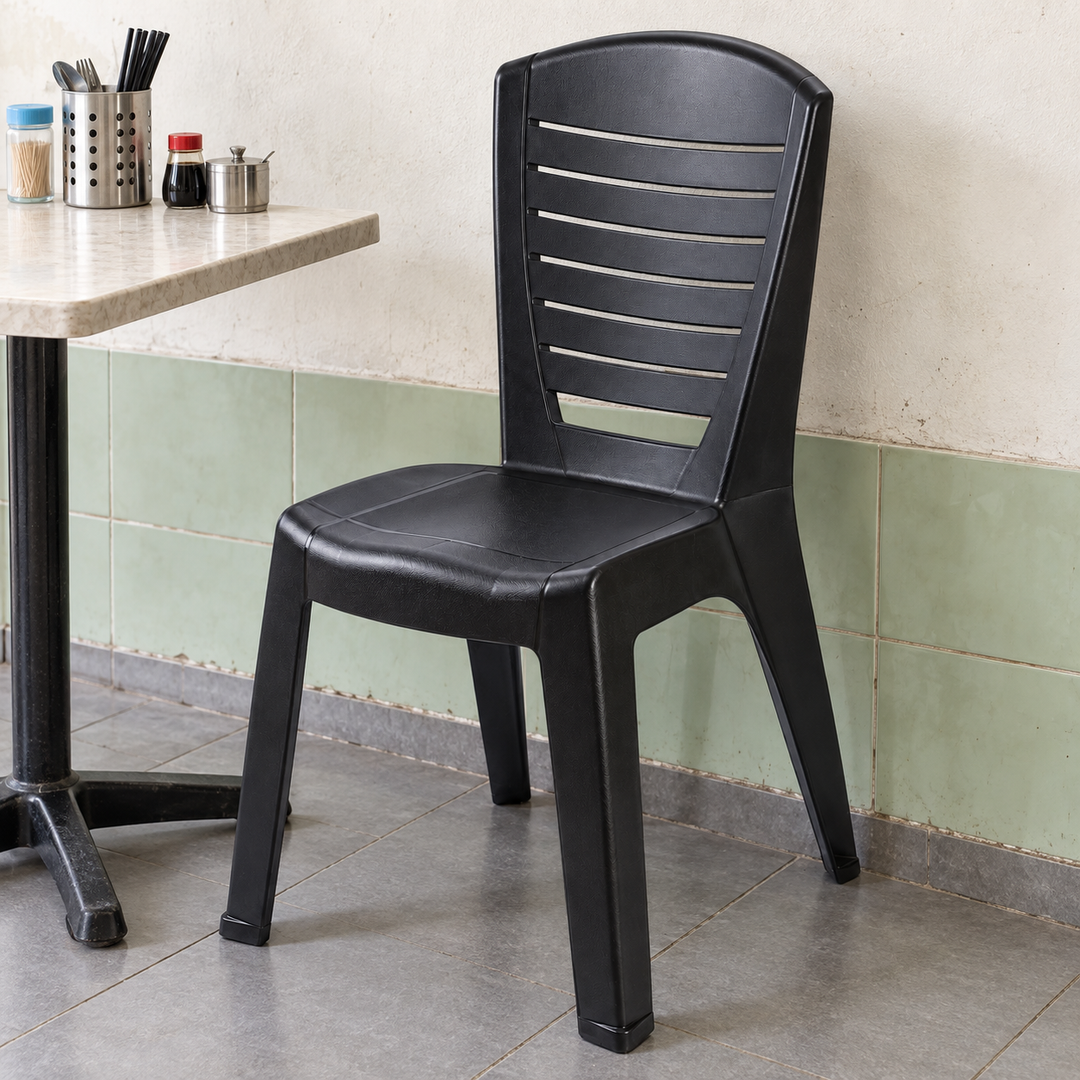 Century chair in a Malaysian cafe