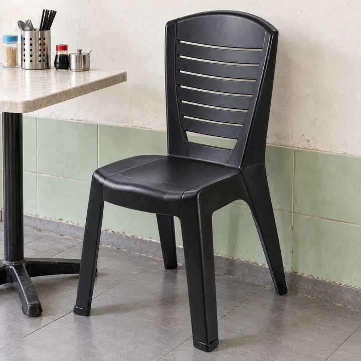 Century chair in a Malaysian cafe