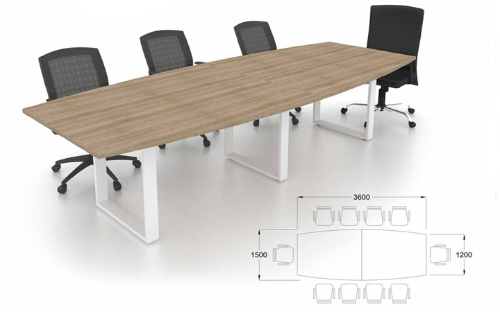 Square Leg Conference Table - Lian Star