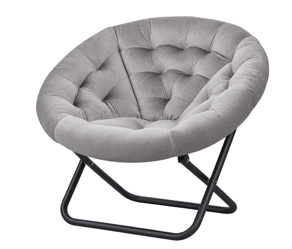Cosi Flower Relax Chair in Light Grey