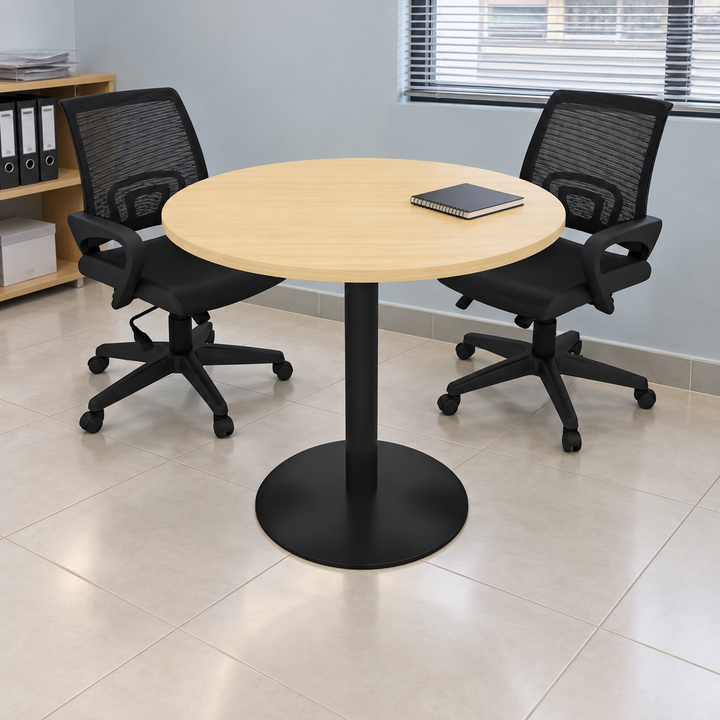 DRUM — actual table configuration in Malaysian office; chairs are styling references