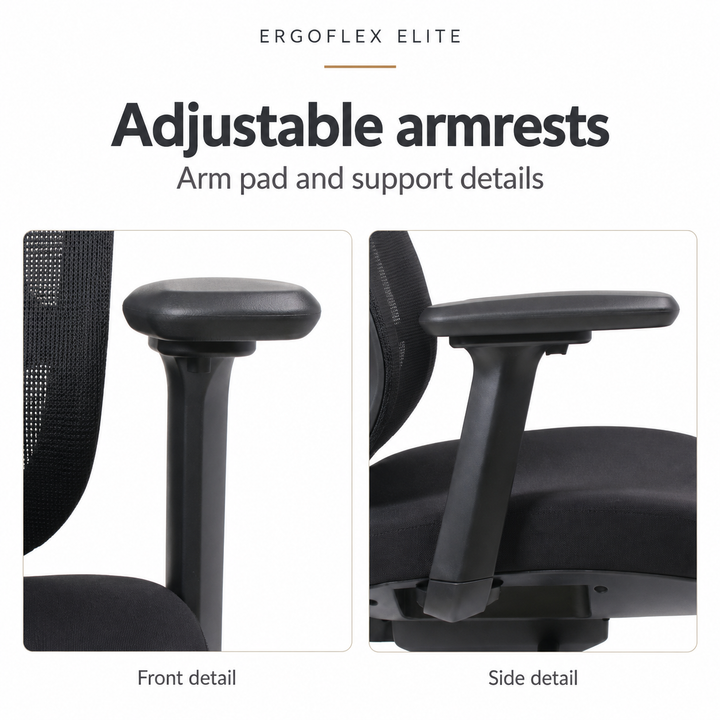 elite armrests confirmed product detail