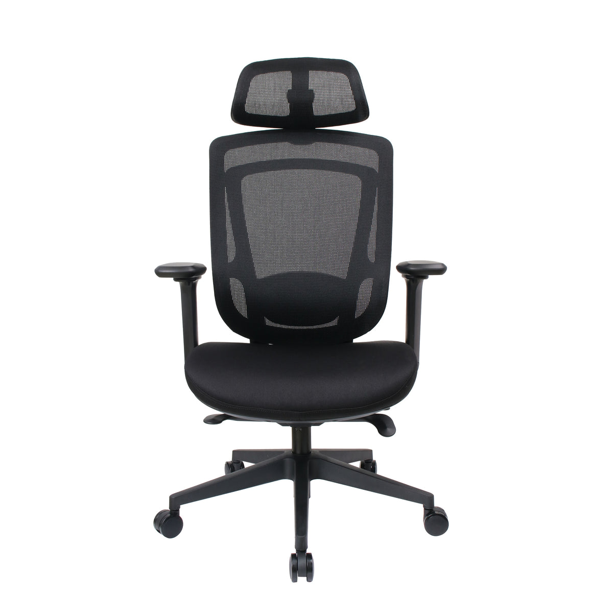 Ergoflex elite Black chair — original front view