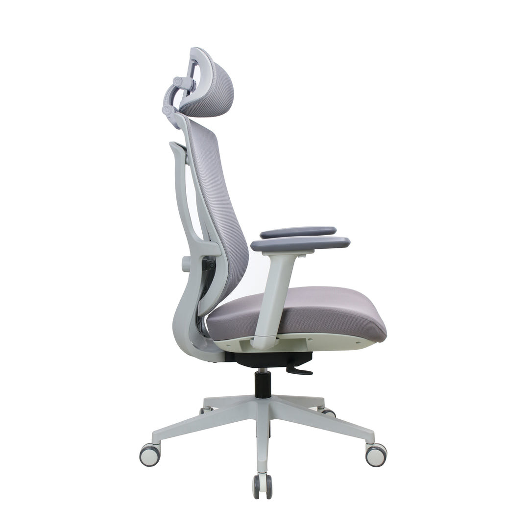 Ergoflex elite Grey chair — original side view