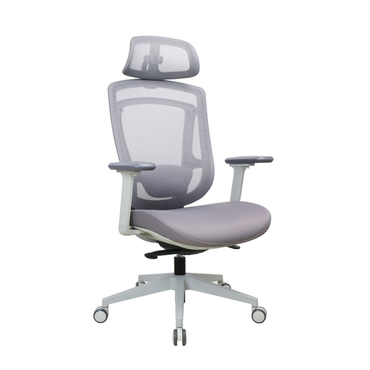 Ergoflex elite Grey chair — original three-quarter view