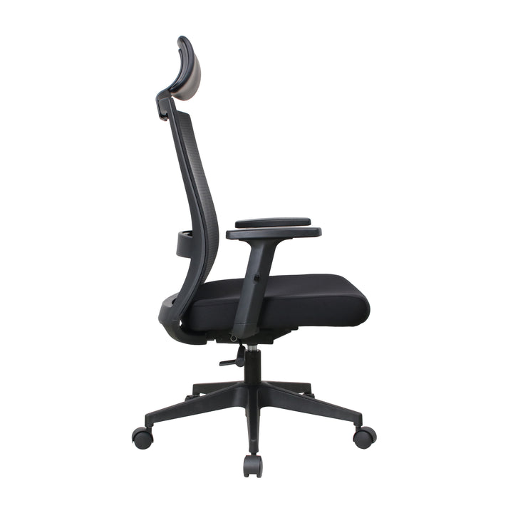 Ergoflex plus Black chair — original side view