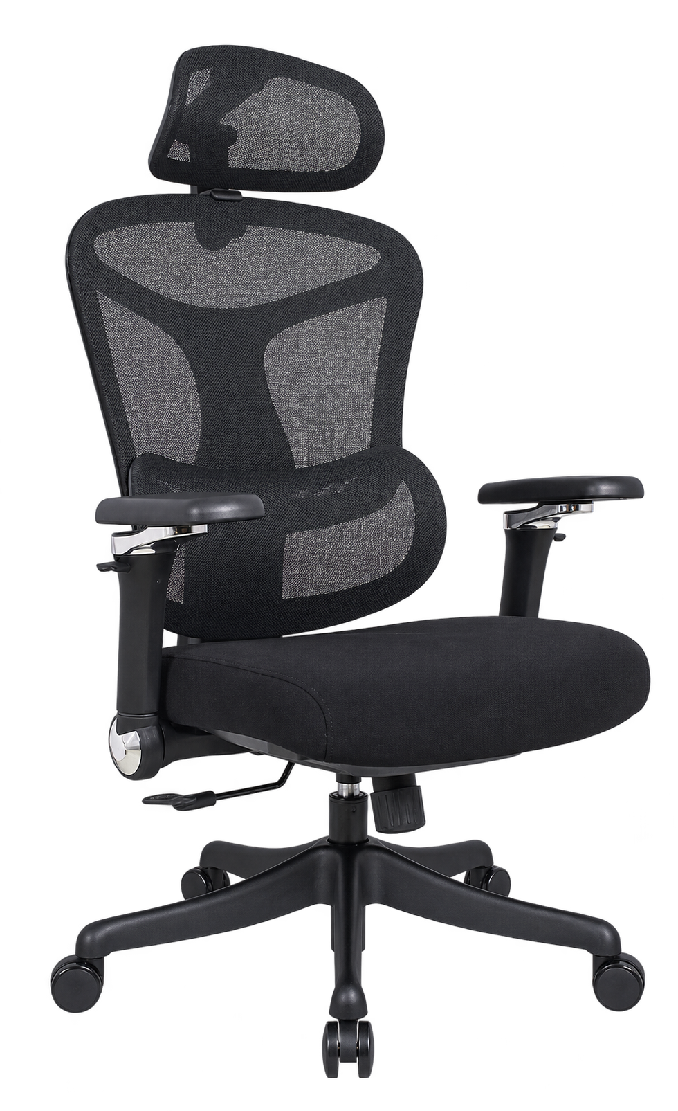 Ergoflex Pro Black chair — transparent hero