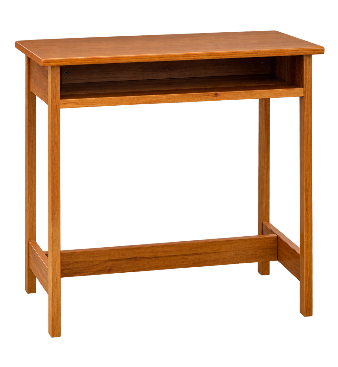 Wooden School Desk Meja Sekolah Kayu, produk berlatar lutsinar