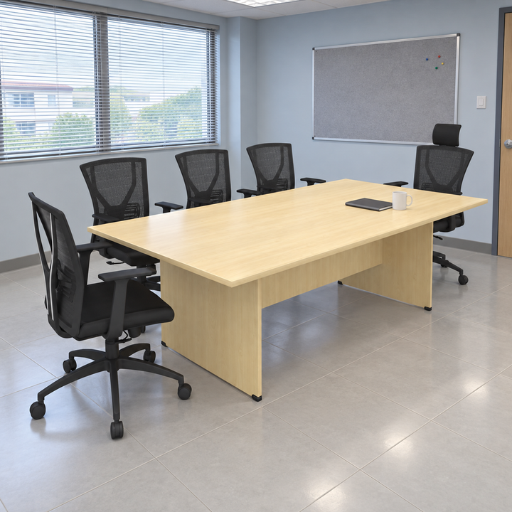 fox fo rectangular — exact table configuration in a Malaysian office; chairs are styling references