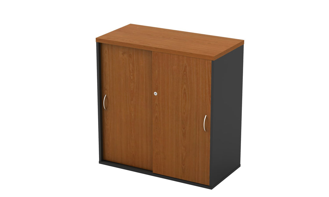 G-Series sliding-door low office cabinet, kabinet pejabat pintu gelongsor