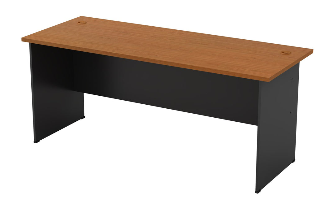 G-Series office table with mobile pedestal set, front view