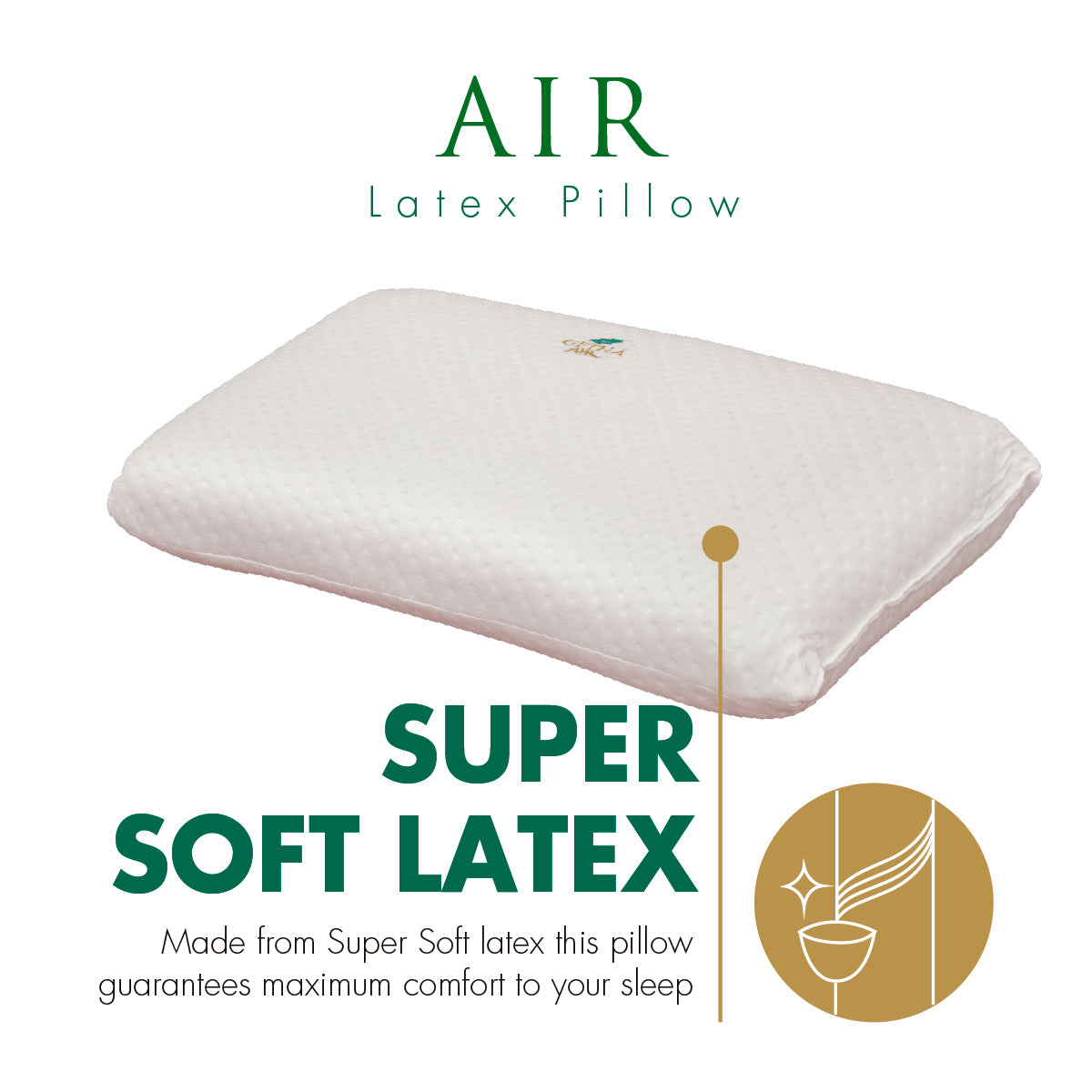 GETHA Air Latex Pillow - official original photo