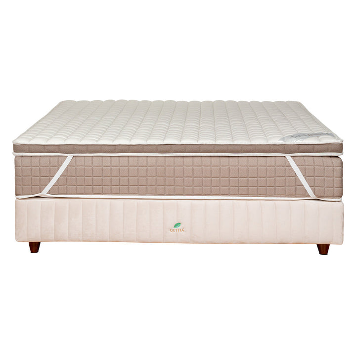 GETHA Tofu Premium Latex Topper - topper with Tofu Partner; bed frame excluded