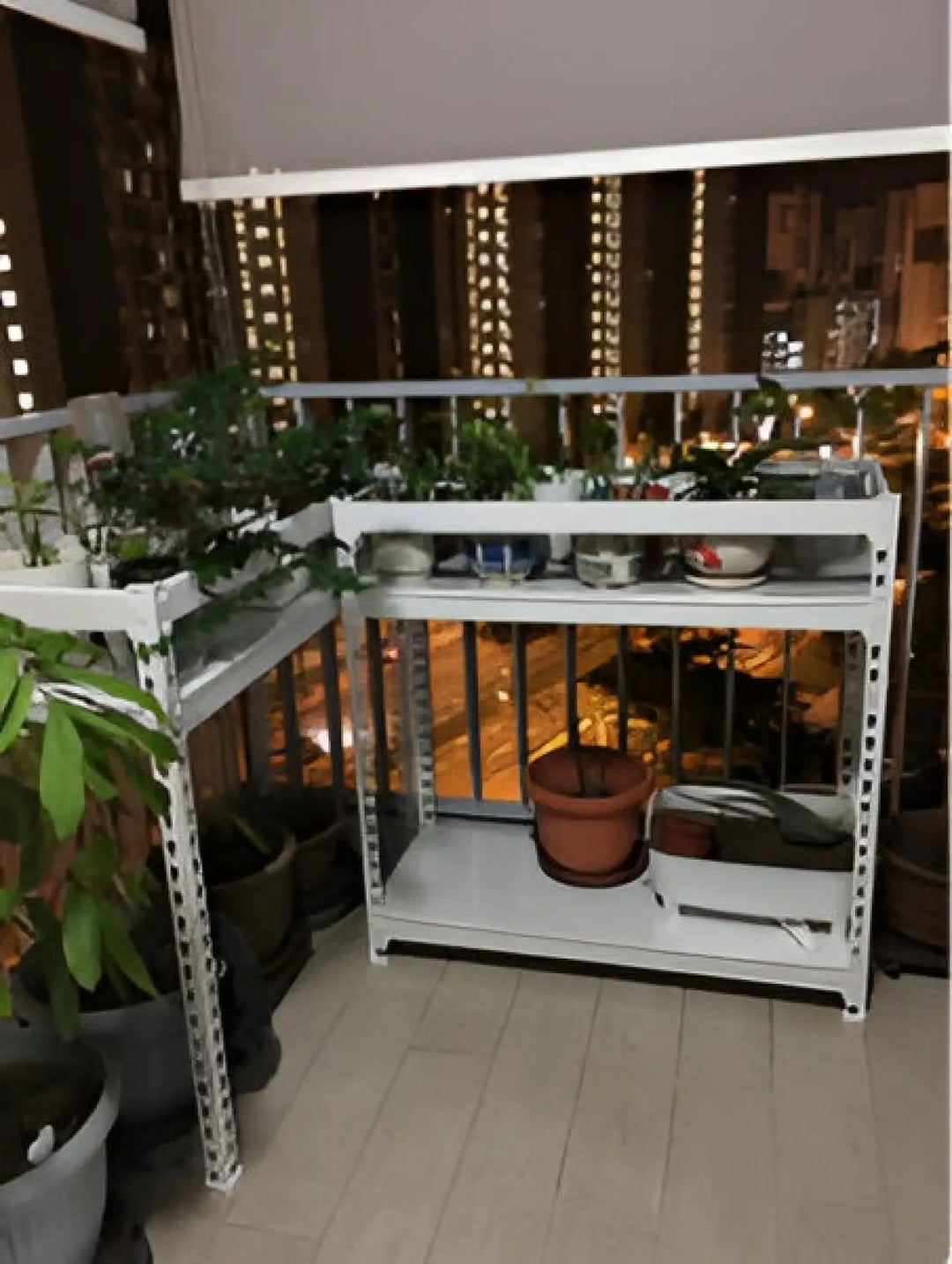 ZENBU 2-In-1 Light Duty Metal Storage Rack